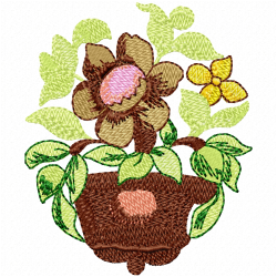 Flowers And Tree Embroidery Design 12 Flowers And Tree Embroidery Design 12